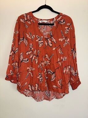 SONOMA women’s floral top long sleeve sz XXL ✨